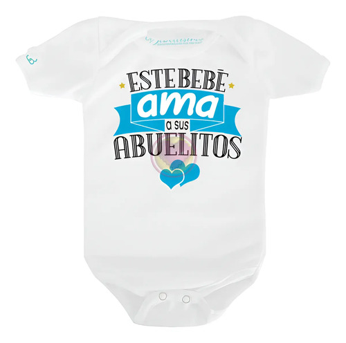 Pañalero Día De Los Abuelos Este Bebé Ama A Sus Abuelitos | Meses sin interés