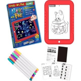 Tableta De Dibujo Con Luz Led Magic Pad Marcadores Gratis