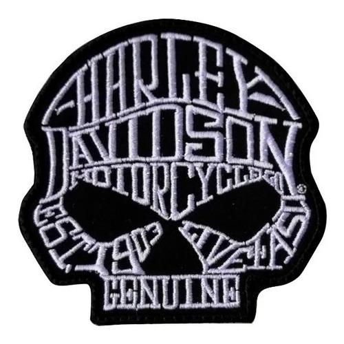 Harley Davinson Aplique Chaleco Motor Parche Tela Motero 