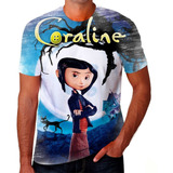 Camisa Camiseta Coraline E O Mundo Secreto Envio Rápido 07