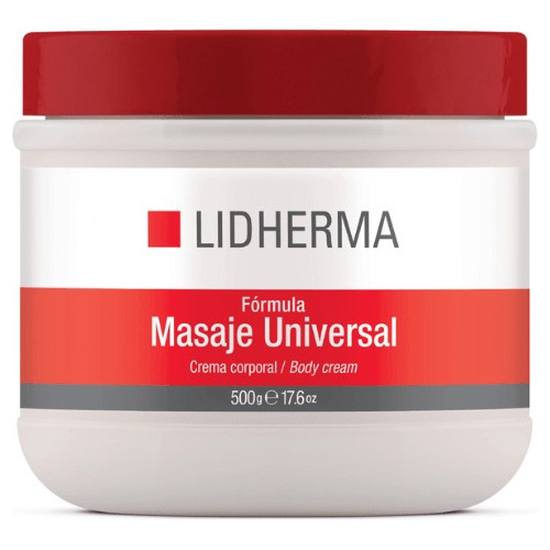 Fórmula Profesional Para Masajes Universal Lidherma X500gr.