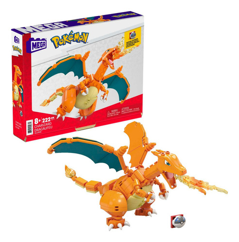 Figura De Construcción Mega Construx Pokémon Charizard