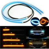 X2 Tira Led Cinta Auto Secuencial Drl 45cm / Cantonexpress