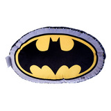Almofada Formato Logo Batman | Decorativa | Dc Comics Cor Preto