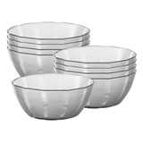 Set X12 Compoteras Bowl Vidrio Galaxia Rigolleau