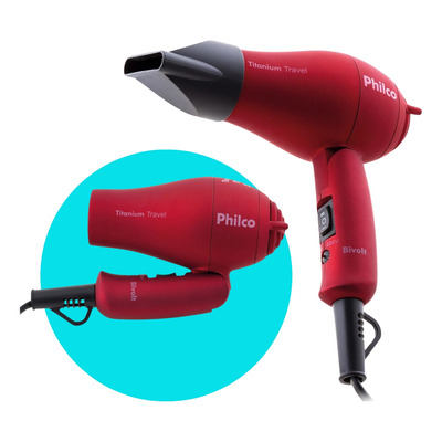 Secador Mini De Cabelo Portátil Pequeno 1200w Bivolt Leve