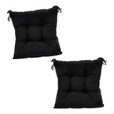 Pack X 2 Almohadones Cuadrados Para Sillas Asuncion