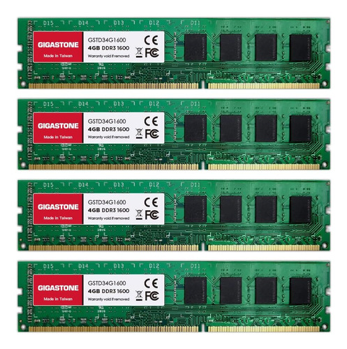 ?ddr3 Ram? Gigastone Desktop Ram 16gb (4x4gb) Ddr3 16gb 1.5v