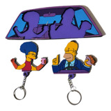 Porta Llaves Homero Y Marge