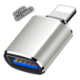 Adaptador Usb Lightning Compatible iPhone Y Compatible iPad