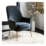 Safavieh Couture Home Aimee Retro Glam - Silla De Terciopel.