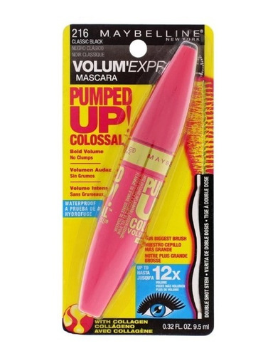 Rímel Maybelline Volum Express Colossal, Classic Black 216