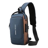 Bolso Cruzado Bandolera Antirrobo Impermeable Con Usb