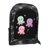 Mochila Camuflada Kawaii Kawai Kaway A78