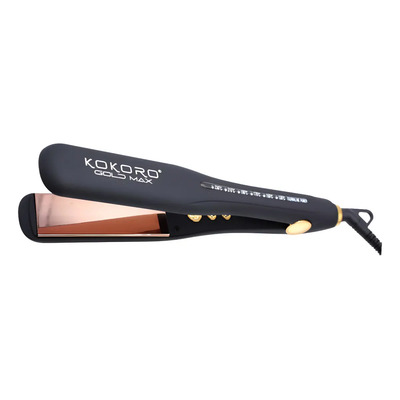 Plancha Alisadora Kokoro Gold Max Titanio 230°C 6 Niveles Temperatura Negro | Meses sin interés