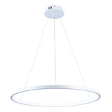 Lustre Pendente Moderno 1 Anel Arco Ring 60cm Led 29w 6500k