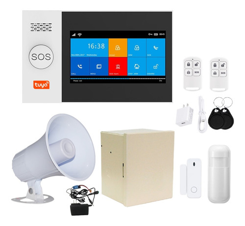 T30 Alarma Casa Wifi 4g Tuyasmart Smart Life Touch Corneta