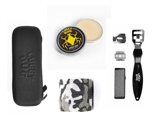 Kit Removedor De Calos + Estojo + Cera+ Thumb Tape Luggy Bug