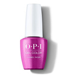 Opi Gel Color Jewel Be Charmed, I´m Sure Semi 15ml Color Violeta Oscuro Con Destellos