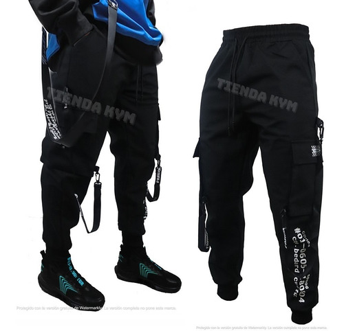 Pantalones Buzo Hombre Streetwear Diseño 2