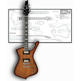 Plano Para Luthier Ibanez Ic520 (a Escala Real)