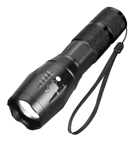 Linterna Táctica Militar Sol Ss-a100-2f Led Multiuso Caza Camping Carga Usb