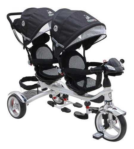 Triciclo Doble Bebe Mellizos Lamborghini 7099