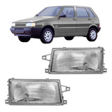 Juego (x2) Optica De Vidrio Fiat Duna 1992 / 2003 Lam