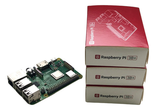 Kit Raspberry Pi3 B+ Model B Plus Quadcore 1.4ghz C/ 3 Peças