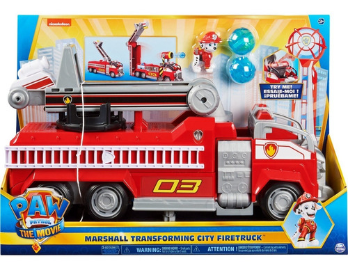 Camión De Bomberos Paw Patrol Marshall