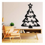 Cuadro Decorativo Arbolito Navidad Clasico Grande En Madera