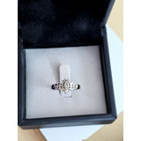 Anillo De Oro Blanco 14k .1704 