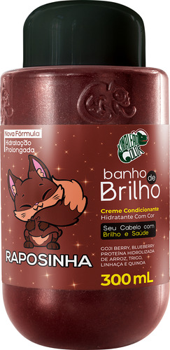 Banho De Brilho Raposinha 300ml Kamaleão Color