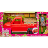 Barbie Camper Truck Grande De Granja Con Accesorios 