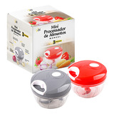 Mini Processador De Alimentos Manual 3 Laminas 500ml