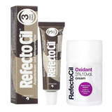 Kit Refectocil 1 Tinta+1 Oxidante Creme Nº3 Castanho Natural