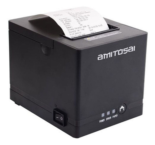 Impresora Amitosai Tmt20 Usb Termica Comandera Tickeadora Color Negro