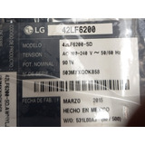 Televisor LG 42lf6200 Desarme Trizado Venta Solo Por Piezas 