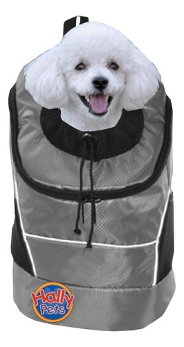 Maleta Para Transportar Mascotas - Grande Color Gris