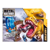 Pista Dinosaurio Metal Machines Zuru Dino Con Auto Lanzador 