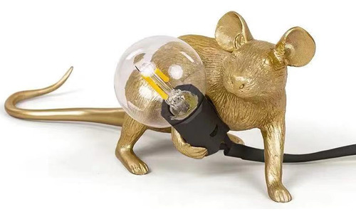 Hgomx Moderna Lámpara De Ratón De Resina Con Diseño De A.