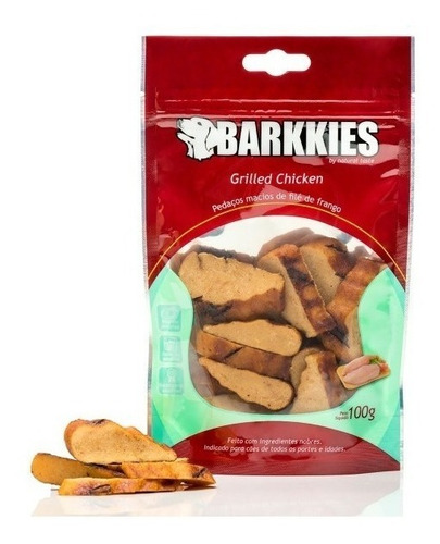 Petisco Pet Natural Taste- Barkkies P/ Cães- Grilled Chicken