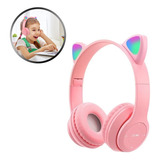 Fone Gatinho Sem Fio Bluetooth Wireless Headphone Headset7