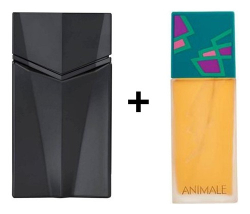 Perfume Animale Seduction Edt M + Animale Edp F Kit 100ml + 100ml Novo Lacrado Original Homem - Mulher