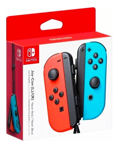 Control Nintendo Switch Original Rojo/azul Neón Joycons 