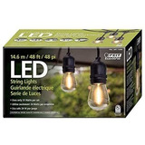 Luces En Serie Feit Decorativas Jardin Exterioor. 24 Led