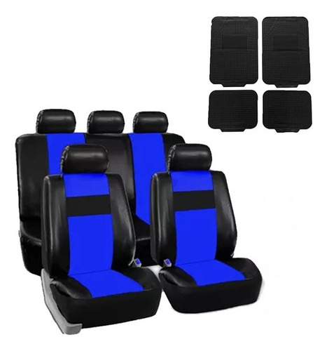 Fundas Asiento Cuerina Vw Gol Trend Voyage + Alfombra 4 Pzs