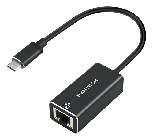 Rshtech Adaptador Usb C A 2.5g Ethernet De Aluminio Thunderb