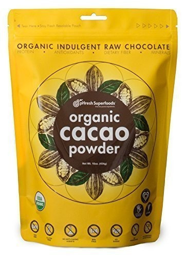 Phresh Superalimentos Cacao En Polvo, Sin Azúcar Cruda Orgán