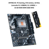 Kit Gamer Intel I9 11980hk 11900h Mother+cpu+16gb Ram Nuevo